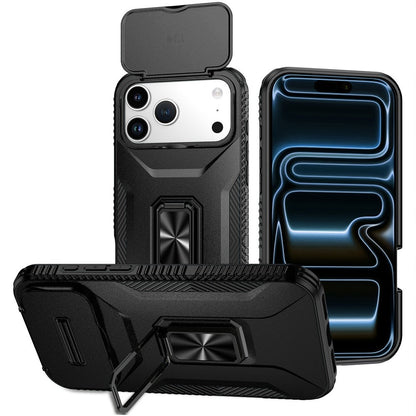Magnetic Ring Stand Camera Protection Shockproof Heavy Duty Kickstand Rugged Grip Anti Scratch Hybrid