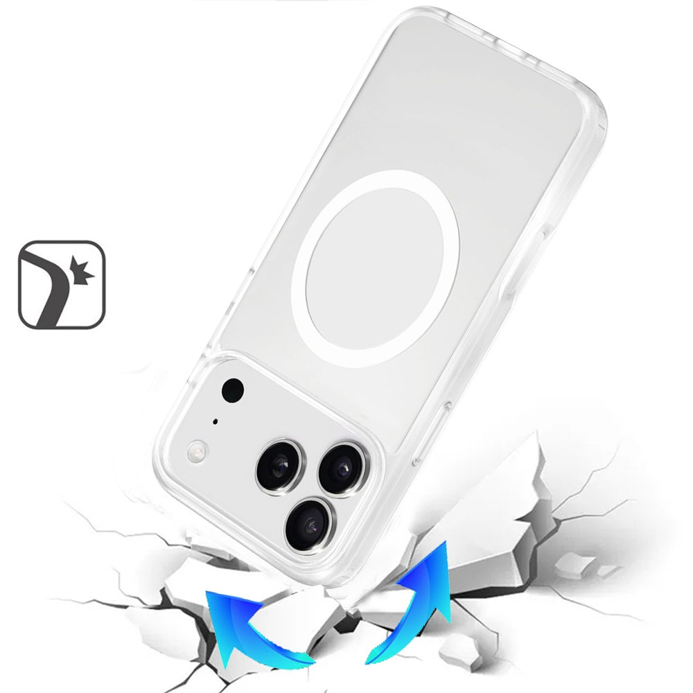 Magnetic Matte Hybrid Shockproof Smooth Grip Durable Camera Protection Anti-Slip Soft Touch Armor