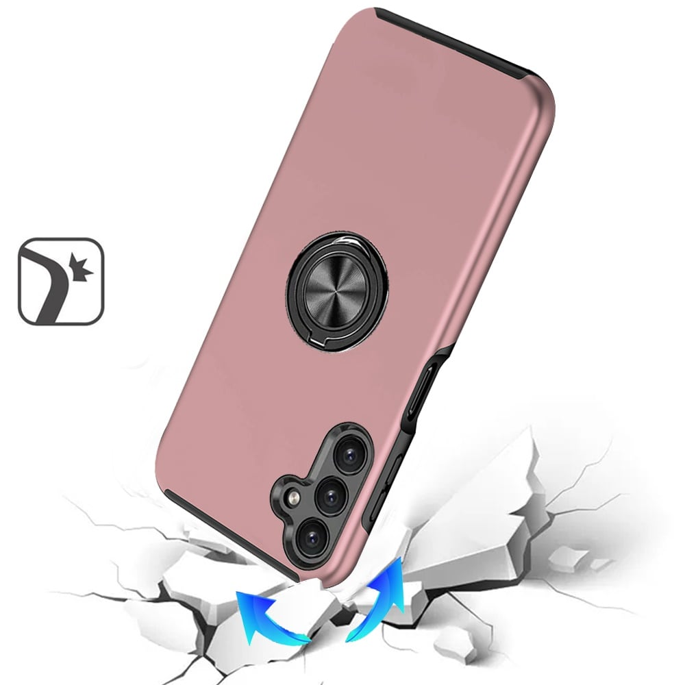 Phone Case for Samsung Galaxy A56 / A36 Invisible Ring Stand Shockproof Anti Slip Durable Grip Protective Hybrid Slim Fit Magnetic Car Mount Holder Cover