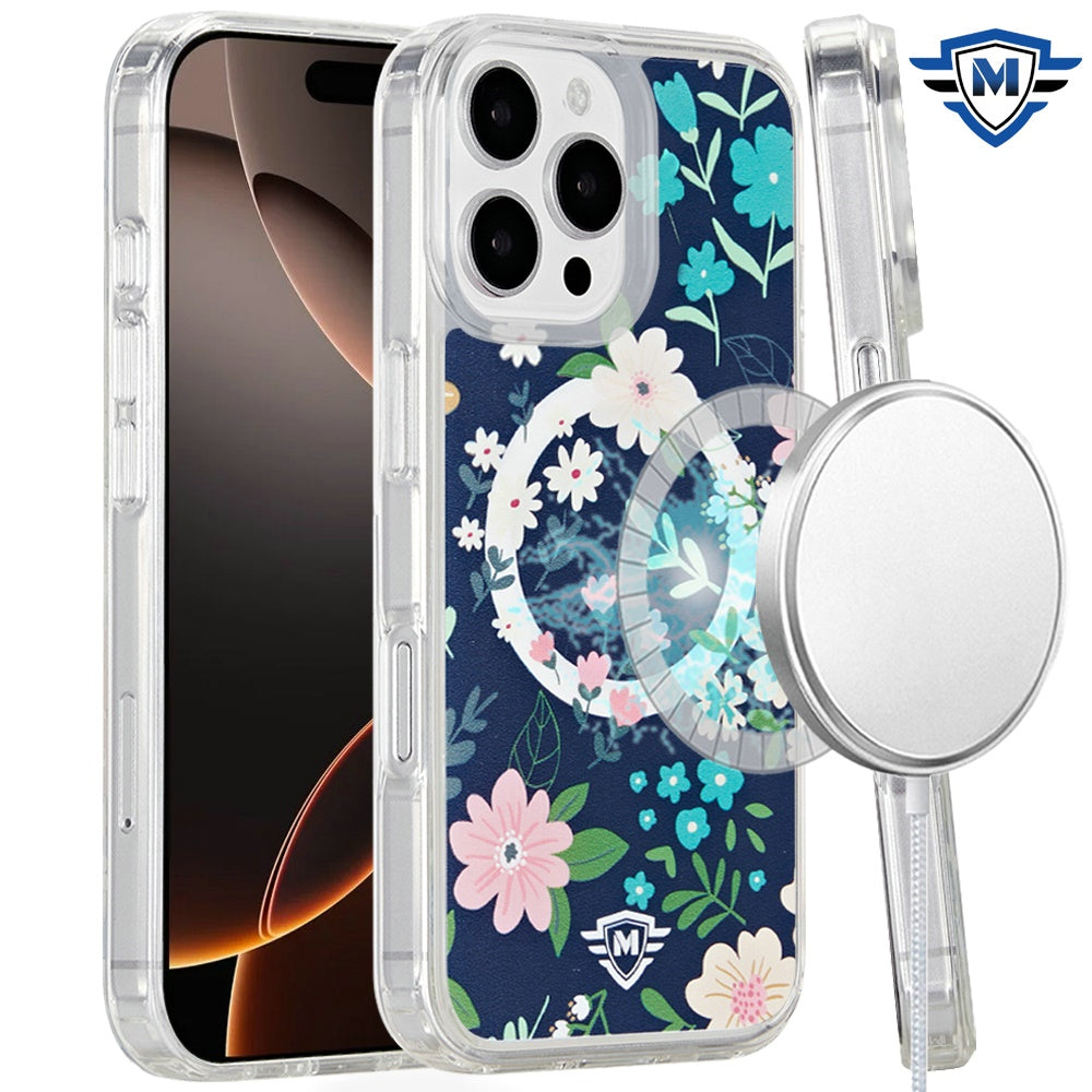 For Apple iPhone 15 Pro Max (6.7") Premium Cute Pattern Design Magnetic Durable Shockproof SlimTPU Hard Back [Compatible with Magsafe] Case Cover