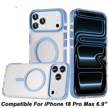 MagSafe Magnetic Transparent Hybrid Shockproof Clear Color Match Durable Grip Hard TPU Slim Protective