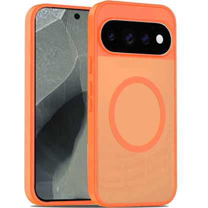 Phone Case for Google Pixel 11 Pro XL Magnetic Matte Hybrid Shockproof Smooth Grip Durable Camera Protection Anti-Slip Soft Touch TPU Armor Cover