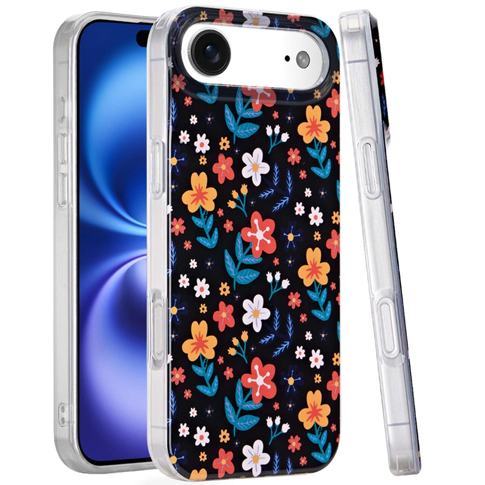 For Apple iPhone 17 Pro Stylish Pattern Fashion IMD Printed Design TPU Slim Shockproof Protective with Magnetic Back Case Cover