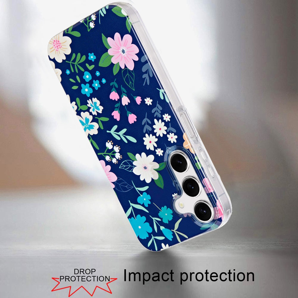 For Samsung Galaxy S24 Ultra Fashion Layer Design Slim IMD TPU Protective, Shockproof Hybrid Stylish Durable Hard PC Case Cover
