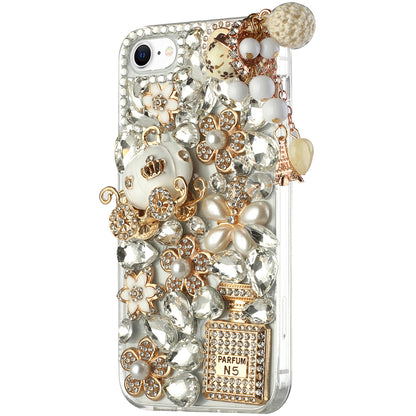 For Motorola Razr+ PLUS (2025 /2024) Bling Crystal 3D Full Diamonds Luxury Sparkle Rhinestone Hybrid Protective Case Cover