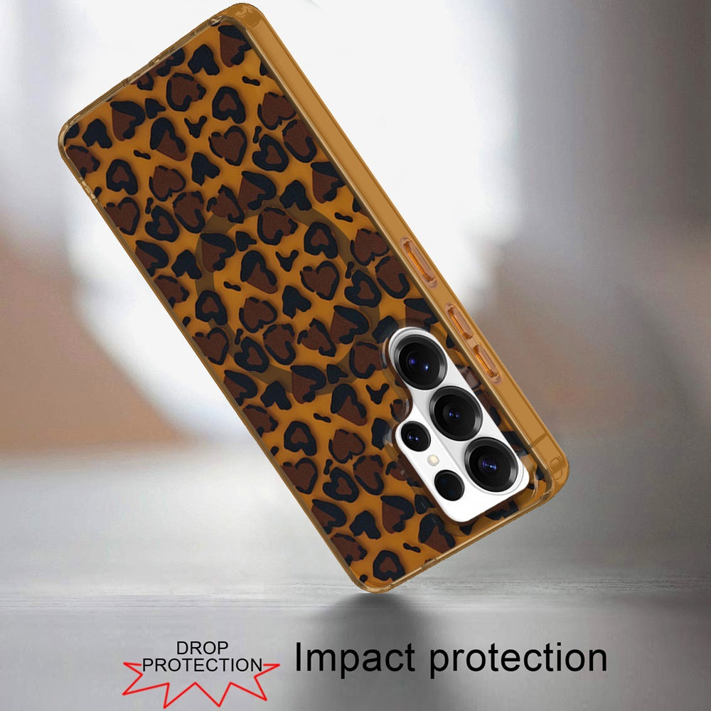 Phone Case for Samsung Galaxy S26 Ultra Stylish Design Shockproof Magnetic Magsafe Compatible TPU IMD Print Rugged Grip Drop Protection Slim Fashion Cover