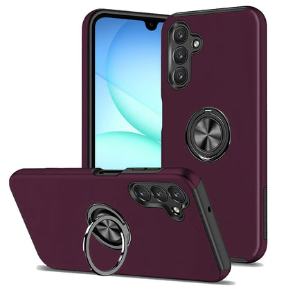 Invisible Ring Stand Shockproof Anti Slip Durable Grip Protective Hybrid Fit Magnetic Car Mount Holder