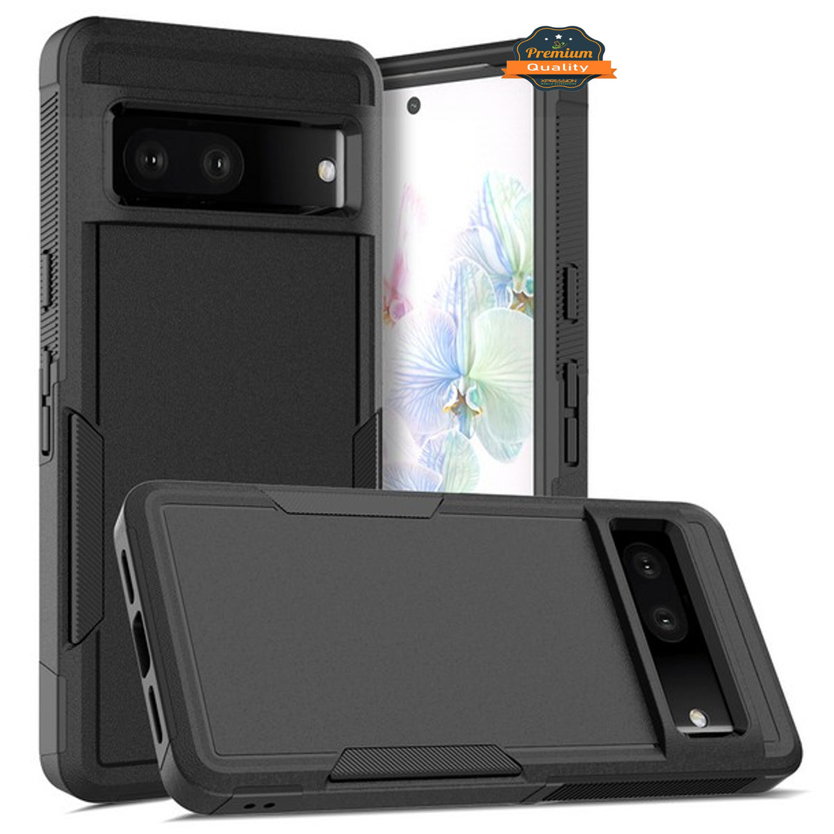 For Samsung Galaxy S26 Rugged Heavy-Duty Dual Layer Military-Grade, Rubber TPU Defender, Hybrid Shockproof Case Cover Black