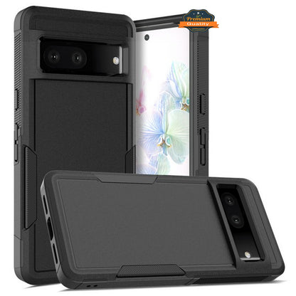 For Samsung Galaxy S26 Rugged Heavy-Duty Dual Layer Military-Grade, Rubber TPU Defender, Hybrid Shockproof Case Cover Black
