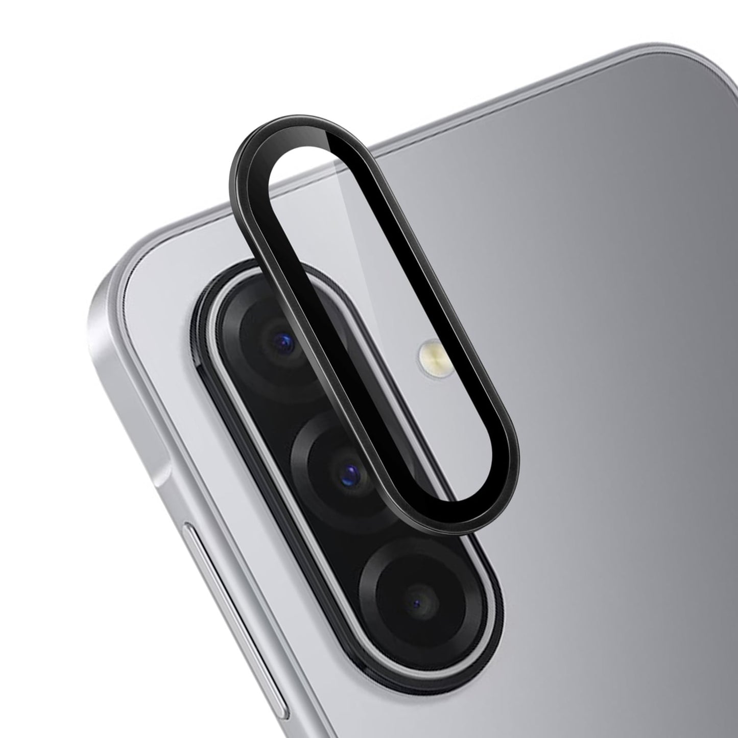 Camera Lens Protector for Samsung Galaxy A37 Camera Lens Protector Tempered Glass Metal Frame Scratch Resistant HD Clear Precision Fit