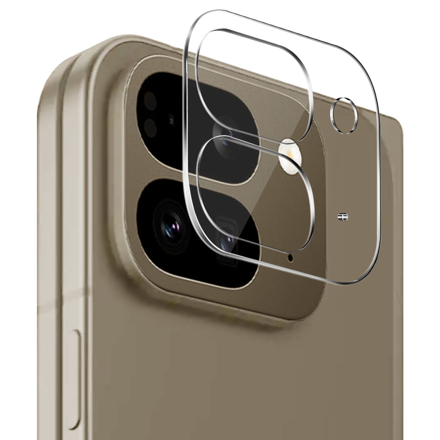 For Google Pixel 9 Pro Fold Camera Lens Protector HD Clear Back Camera Protector Tempered Glass, Case Friendly, Ultra-Thin, Easy Installation Case Cover Clear