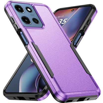 For Motorola Moto G 5G 2025 Heavy Duty Shockproof Dual Layer Drop Protection Tough Hybrid Rugged Rubber Armor Defend Case Cover