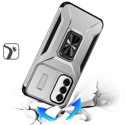 Phone Case for Samsung Galaxy S26 FE /Fan Edition Magnetic Ring Stand Camera Protection Shockproof Heavy Duty Kickstand Rugged Grip Anti Scratch Hybrid Cover