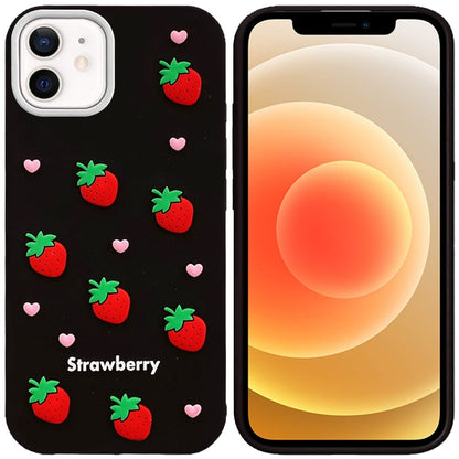 Phone Case for Apple iPhone 12 /12 Pro Fashionable Silicone Textured Decorative Design Pattern Protective Rubber TPU Hybrid Protection Cover