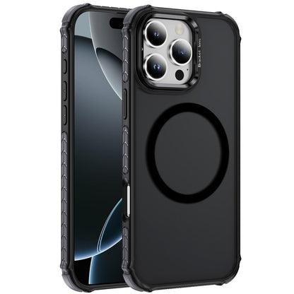 For Apple iPhone 13 Pro Max Hybrid Metal Camera Stand Ring Sturdy, Compatible with MagSafe, Matte Hard TPU Colorful Edge Case Cover