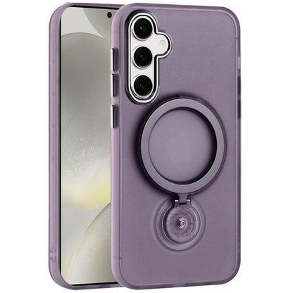 For Samsung Galaxy S25+ /S25 Plus /S24+ Plus MagSafe Compatible with 360° Ring Stand, Magnetic Kickstand, Slim Hybrid Protective Case Cover