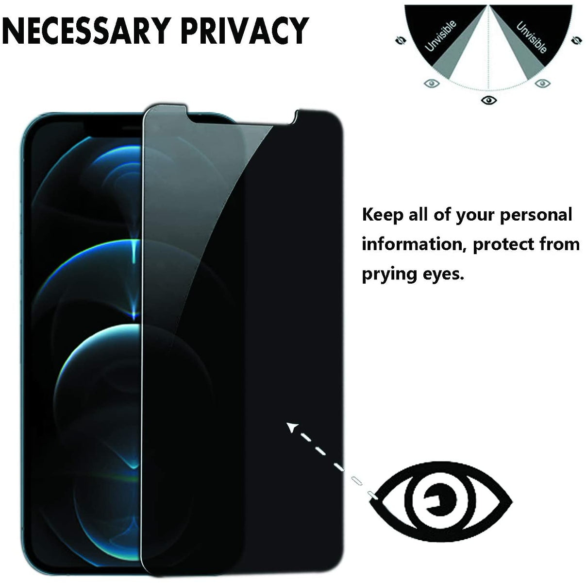 Screen Protector for Google Pixel 10A Privacy Anti Spy Tempered Glass 9H HD Anti Scratch Fingerprint Resistant Durable Screen Protector Tempered Glass