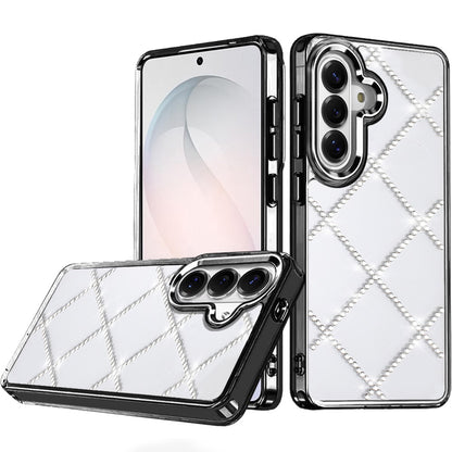 Phone Case for Samsung Galaxy S26 FE /S26 Fan Edition Gem Glitter Diamond Transparent Hard TPU Hybrid Shockproof Protective Colorful Durable Anti Scratch Grip Cover