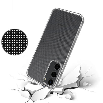 For Samsung Galaxy S24 Clear TPU Thick Shock Protection Slim Grip Durable Transparent Minimal Design for Plus Series Case Cover Clear