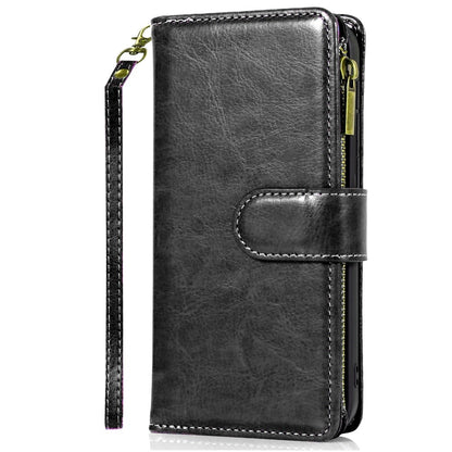Phone Case for Samsung Galaxy A08 4G, A07 5G, A07 4G Luxury Leather Wallet Card Holder Zipper Pocket Money Storage Protective Grip Design with Strap Cover