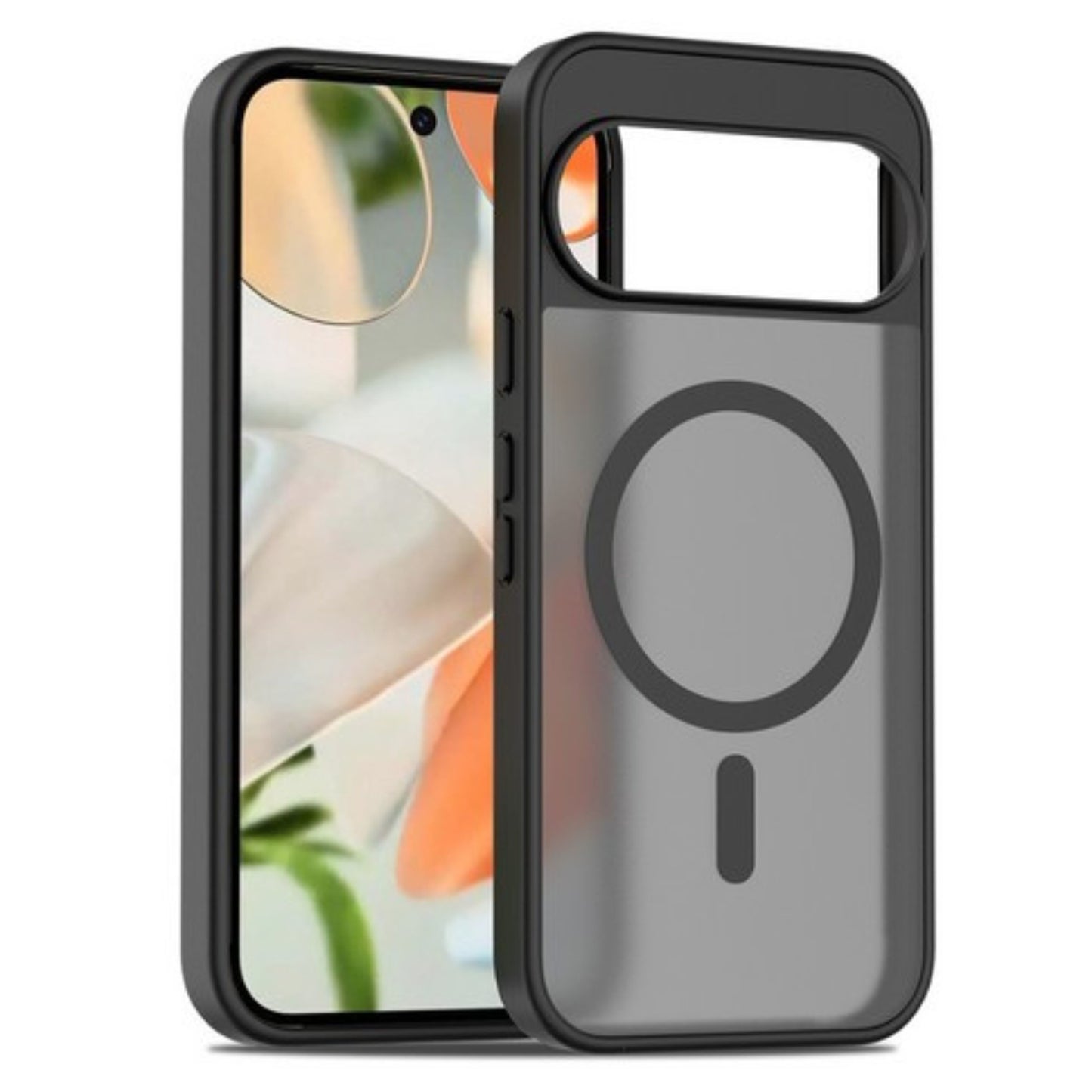 For Google Pixel 10 /Pixel 10 Pro Frosted Translucent Case with MagSafe Compatible Slim, Shockproof Protective Matte TPU Military Grade Tough Case Cover Black