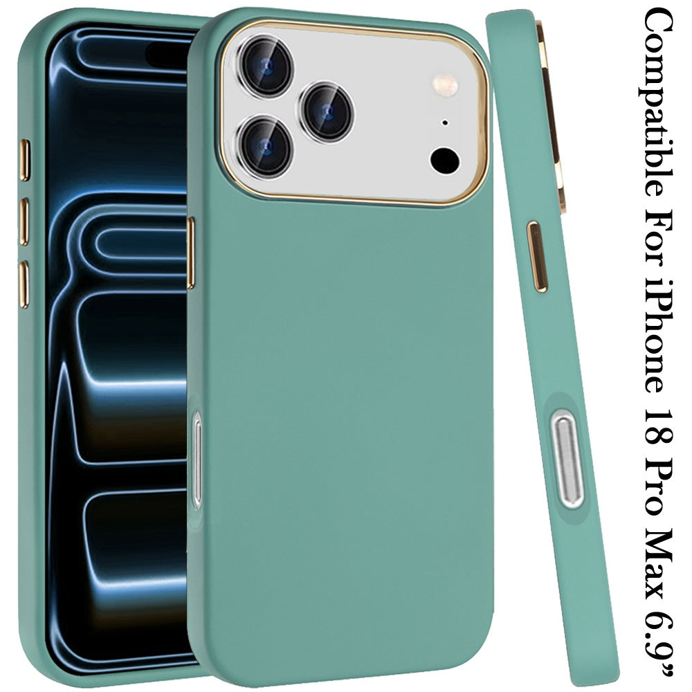 Hybrid Silicone TPU Rubber Chromed Edge TPU Bumper Reinforced Corners Shock Absorbing Protection