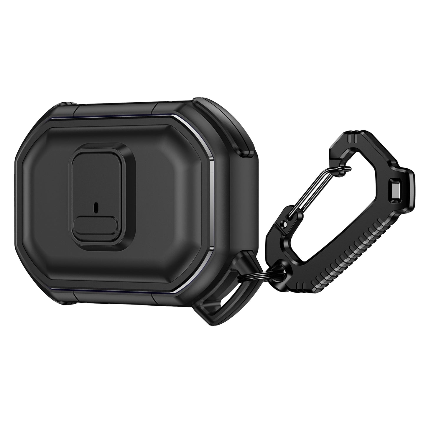 AirPods Case for Apple Airpods Pro 3 Switch Button Shockproof Hybrid Scratch Resistant Dust Proof Wireless Charging Compatible Belt Loop Cover