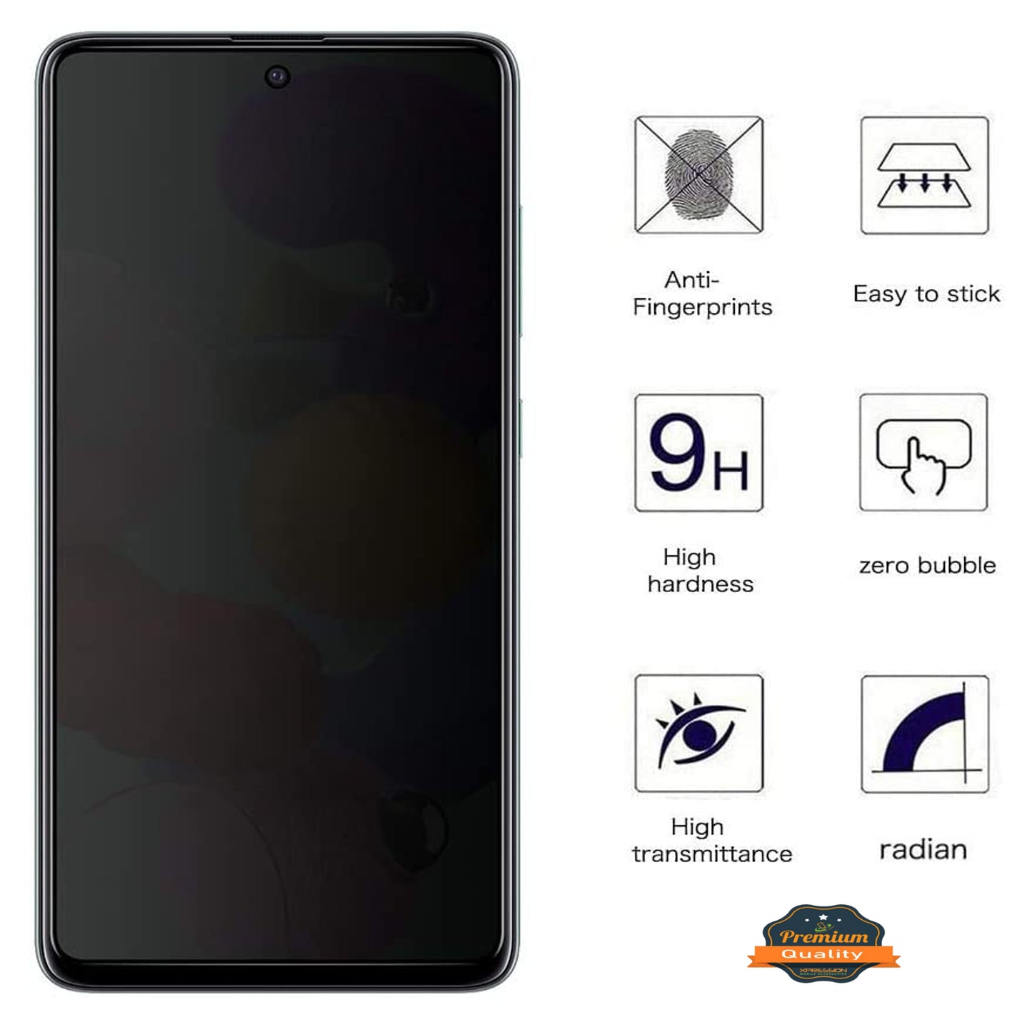 Screen Protector for Google Pixel 10A Privacy Anti Spy Tempered Glass 9H HD Anti Scratch Fingerprint Resistant Durable Screen Protector Tempered Glass