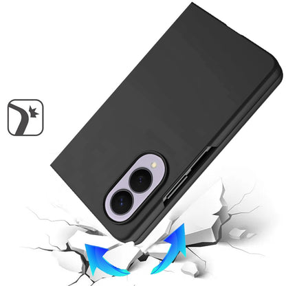 Phone Case for Samsung Galaxy Z Fold 8 Snap On Hard Shell Matte Finish Slim Fit Rubber TPU Soft Lightweight Protective Cover Black