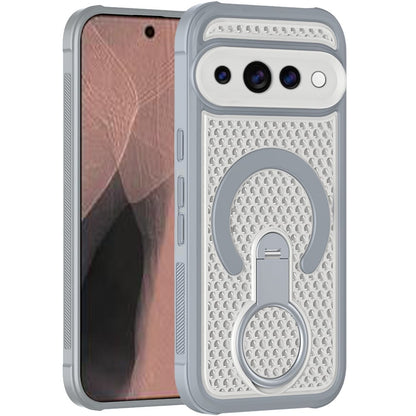 Phone Case for Google Pixel 11 /11 Pro Magnetic Honeycomb Hybrid Rugged Armor Ring Kickstand Dual Layer Shock Absorbing Hard PC Soft TPU Cover