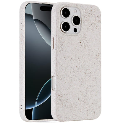 For Apple iPhone 16 Pro Max (6.9") Eco Friendly Bio-Degradable Design Hybrid Cases Slim Fit Soft TPU Drop Protection Rubber printed Case Cover