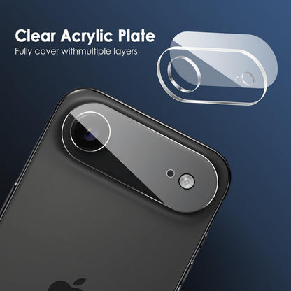 Screen Protector for Apple iPhone 17 AIR Camera Lens Protector Tempered Glass Scratch-Resistant, 9H Hardness Back Camera Protection, Case Friendly Clear