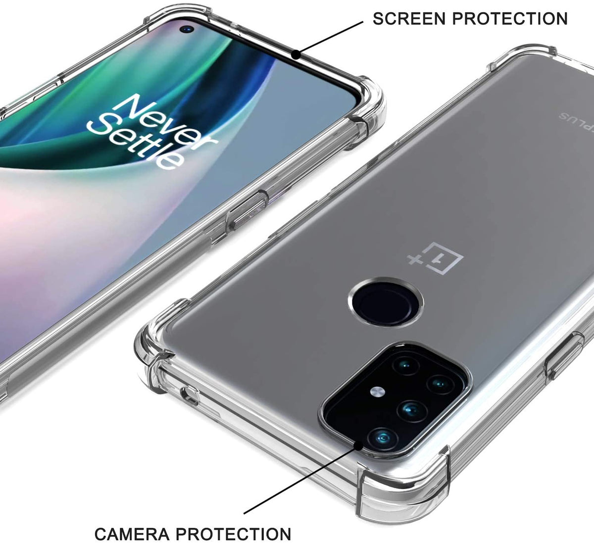 For Apple iPhone 16 /Plus /Pro/ Pro Max HD Crystal Clear Hybrid TPU [Four-Corner Protective] Rubber Silicone Gel Transparent Case Cover Clear