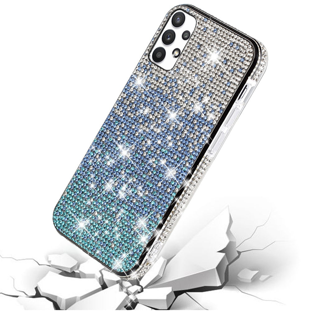 For Samsung Galaxy S25 /S24 Glitter Bling, UltraThin TPU Sparkle Diamond Rhinestone Shiny Full Crystal Stones Back Case Cover