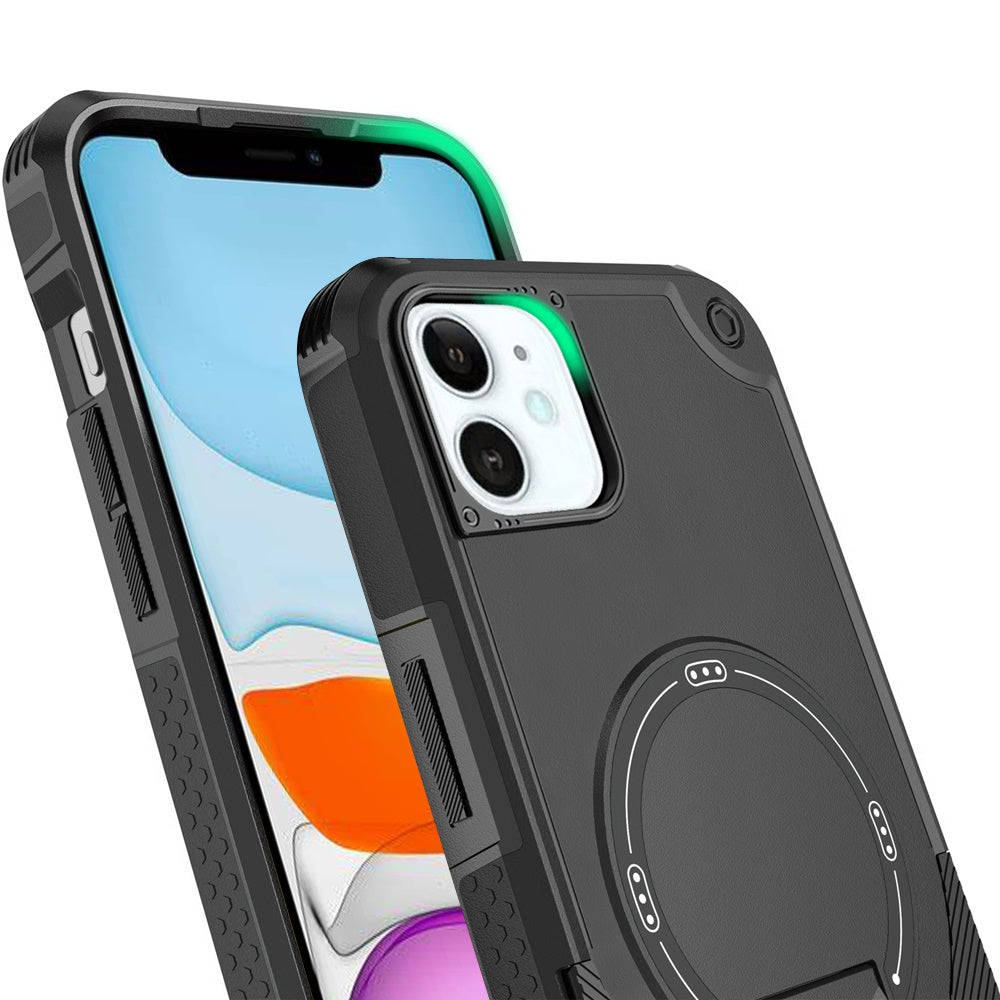 For Apple iPhone 13 Pro Max Case with Invisible Kickstand Compatible with MagSafe, Military-Grade Protection Shockproof Heavy Duty Case Cover