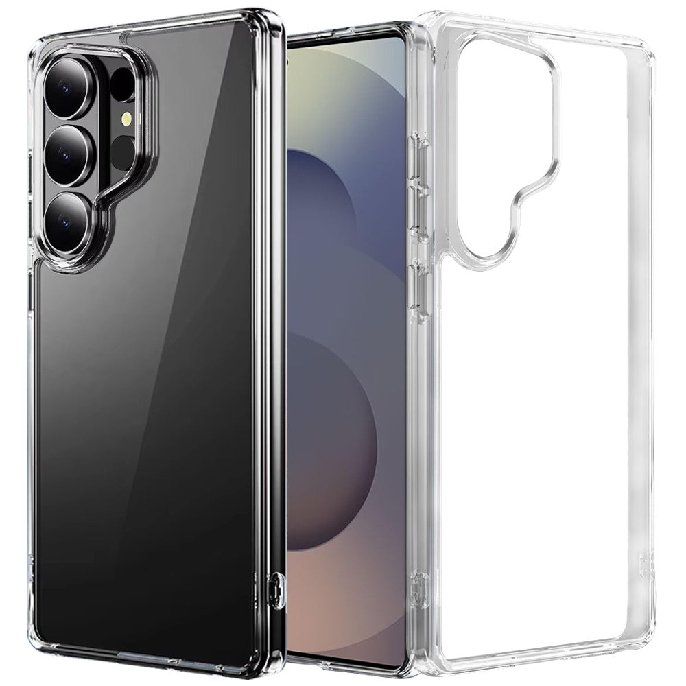 For Samsung Galaxy S26 Ultra Shockproof Slim Crystal Clear Transparent Hybrid Cover with Enhanced Drop Protection Case Cover Transparent