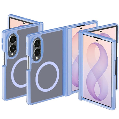 Phone Case for Samsung Galaxy Z Fold 8 Premium Matte Magnetic Foldable Hybrid Central Axis Hinge Protection Shock Absorbing TPU Slim Fit Hard PC Cover
