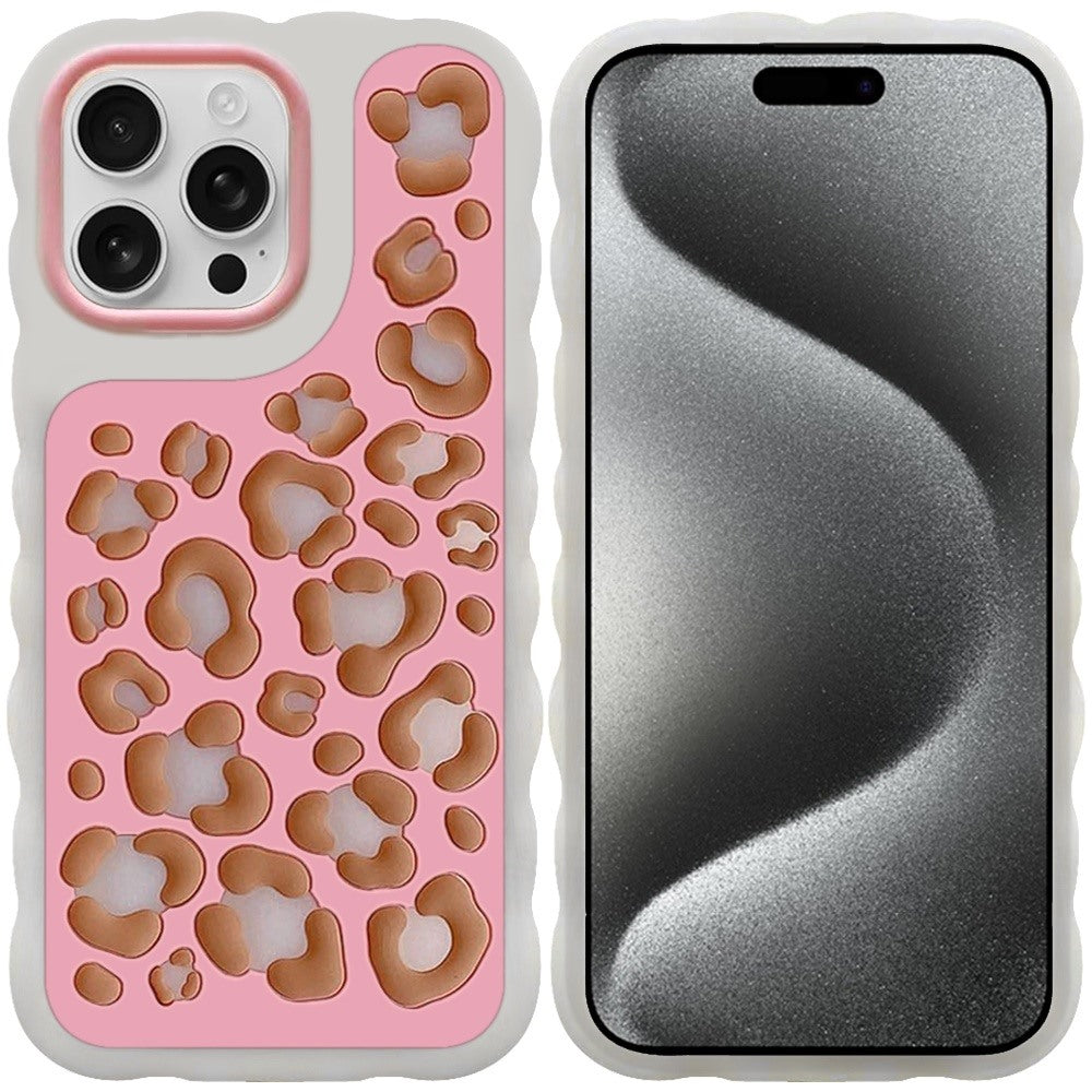 Phone Case for Apple iPhone 15 Pro Max Fashionable Silicone Textured Decorative Design Pattern Protective Rubber TPU Hybrid Protection Cover