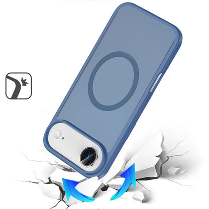 For Apple iPhone 17 Air (6.6") MagSafe Compatible Case Hybrid Soft TPU Bumper Hard Translucent Matte Back Slim Shockproof Case Cover