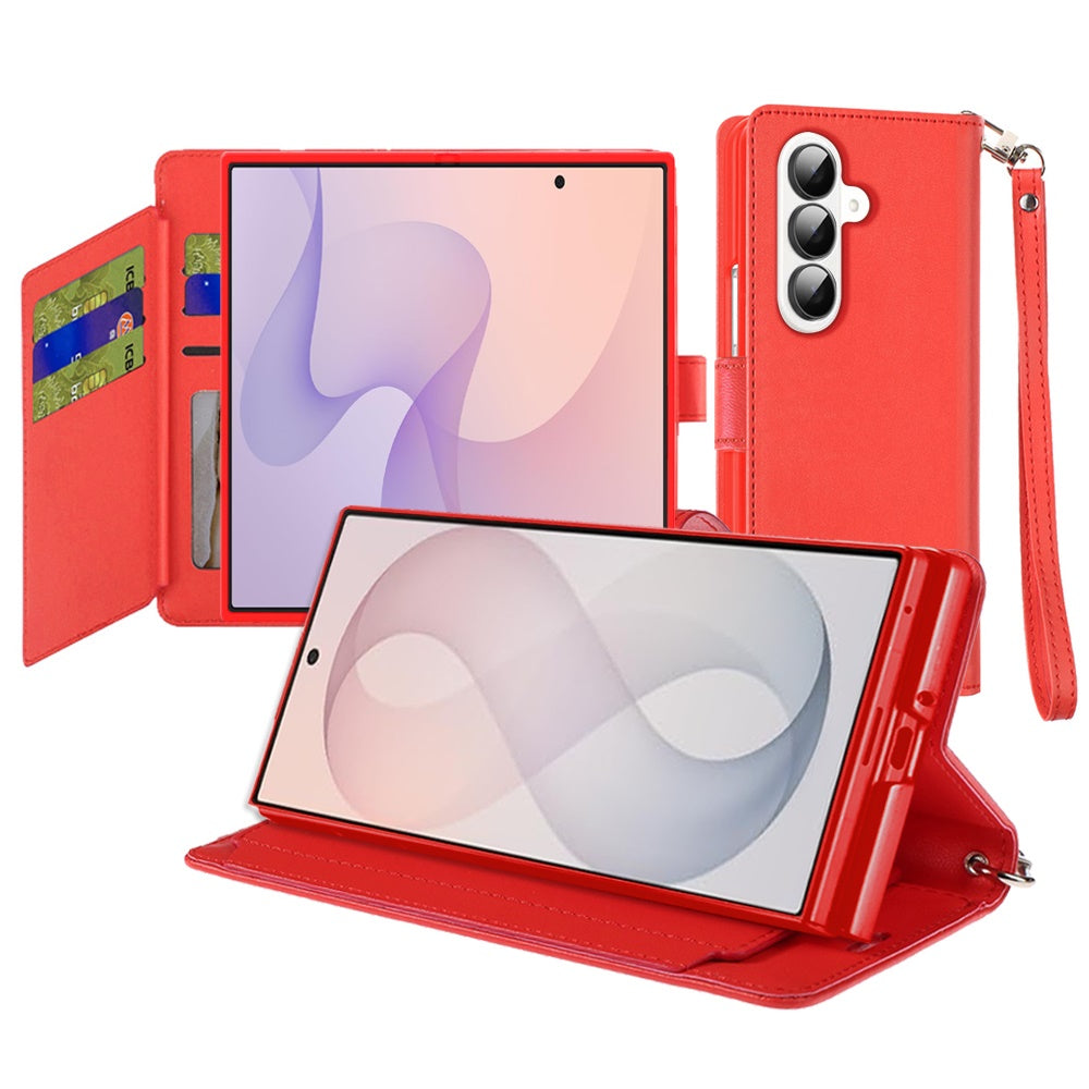 Phone Case for Samsung Galaxy Z Fold 8 Ultra Wallet Credit Card Holder Hybrid Slim Protective Dual Function Storage PU Leather Flip Pouch Cover