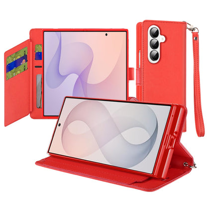 Phone Case for Samsung Galaxy Z Fold 8 Ultra Wallet Credit Card Holder Hybrid Slim Protective Dual Function Storage PU Leather Flip Pouch Cover