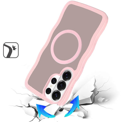 For Samsung Galaxy S26 Ultra Grip Hand Magnetic Hybrid Case Shockproof Protection Matte Skin Rubber TPU + PC Case Cover