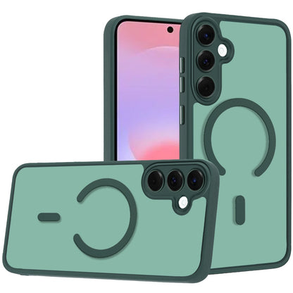 Matte Frosted Magnetic Back Hybrid Hard PC Soft TPU Camera Protection Slim Shock Absorbing Anti Fingerprint