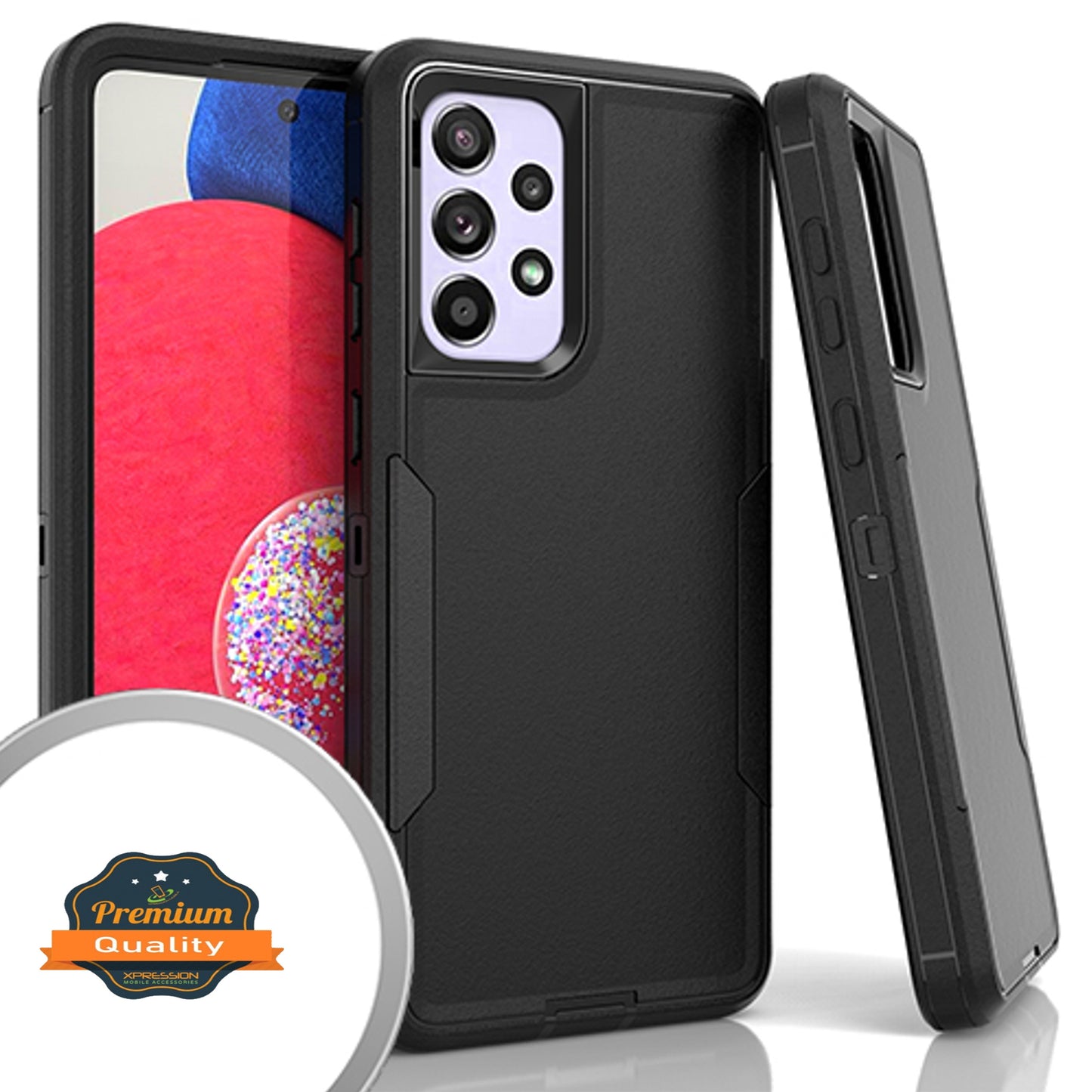 For Samsung Galaxy S25+ S25 Plus /S24+ Tough Hybrid Shockproof Silicone Rubber TPU + Hard PC Heavy Duty Three Layer Armor Protection Case Cover