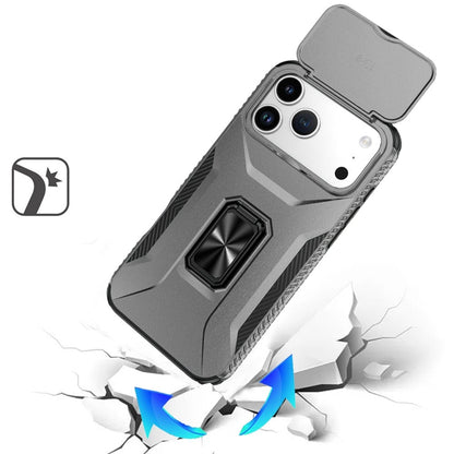 Magnetic Ring Stand Camera Protection Shockproof Heavy Duty Kickstand Rugged Grip Anti Scratch Hybrid