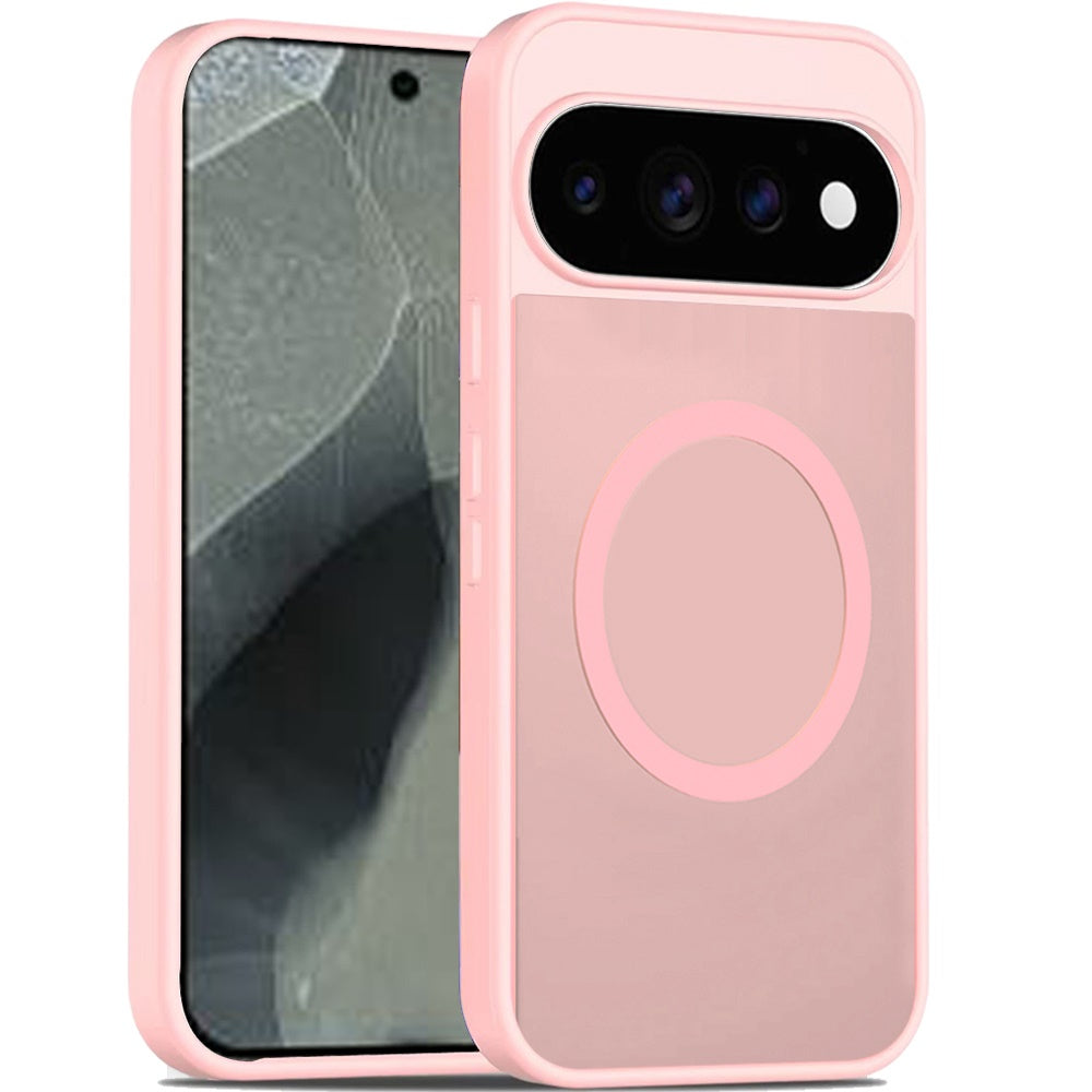 Phone Case for Google Pixel 11 Pro XL Magnetic Matte Hybrid Shockproof Smooth Grip Durable Camera Protection Anti-Slip Soft Touch TPU Armor Cover