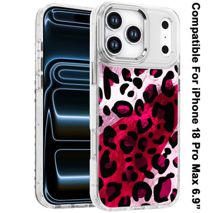Phone Case for Apple iPhone 18 Pro Max Luxury Glitter Epoxy Design Chrome Metallic Edge Shockproof Protective Stylish Fashion Durable Slim Premium Finish Cover