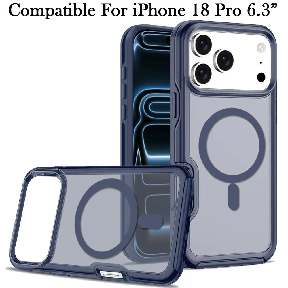 Glossy Magnetic Compatible Shockproof Slim TPU Durable Hard PC Rubber Grip Premium Hybrid