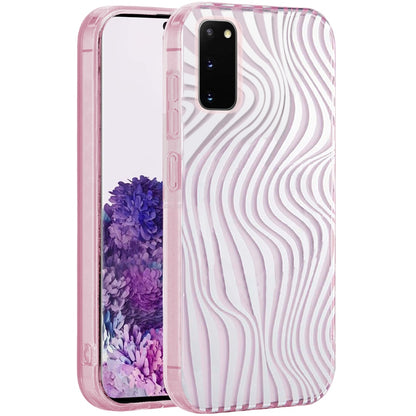 For Samsung Galaxy S20 FE Fan Edition 5G Fashion Layer Design Slim IMD TPU Protective, Shockproof Hybrid Stylish Durable Hard PC Case Cover