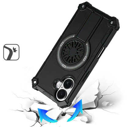 For Samsung Galaxy A37 5G Magnetic Circle Kickstand Hybrid Shockproof Protection with Secure Grip and MagSafe Compatible Design Case Cover